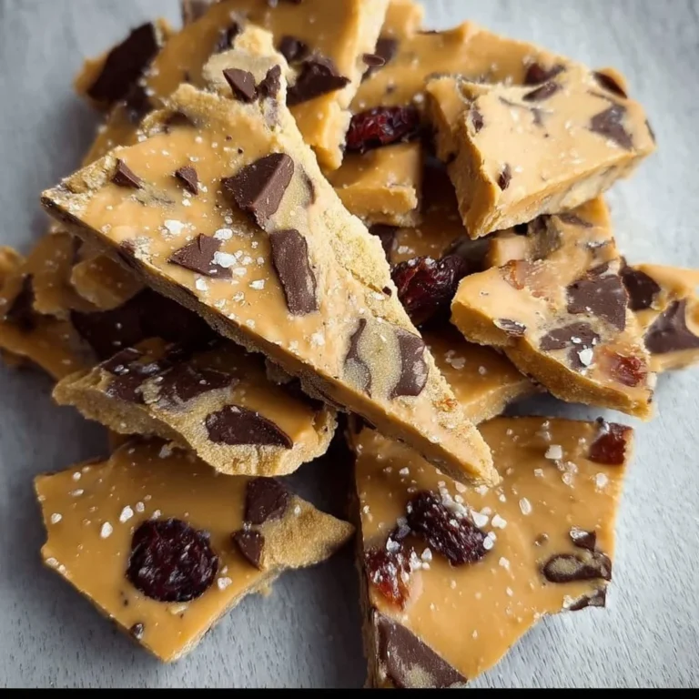 Healthy Cookie Dough Bark made with wholesome ingredients