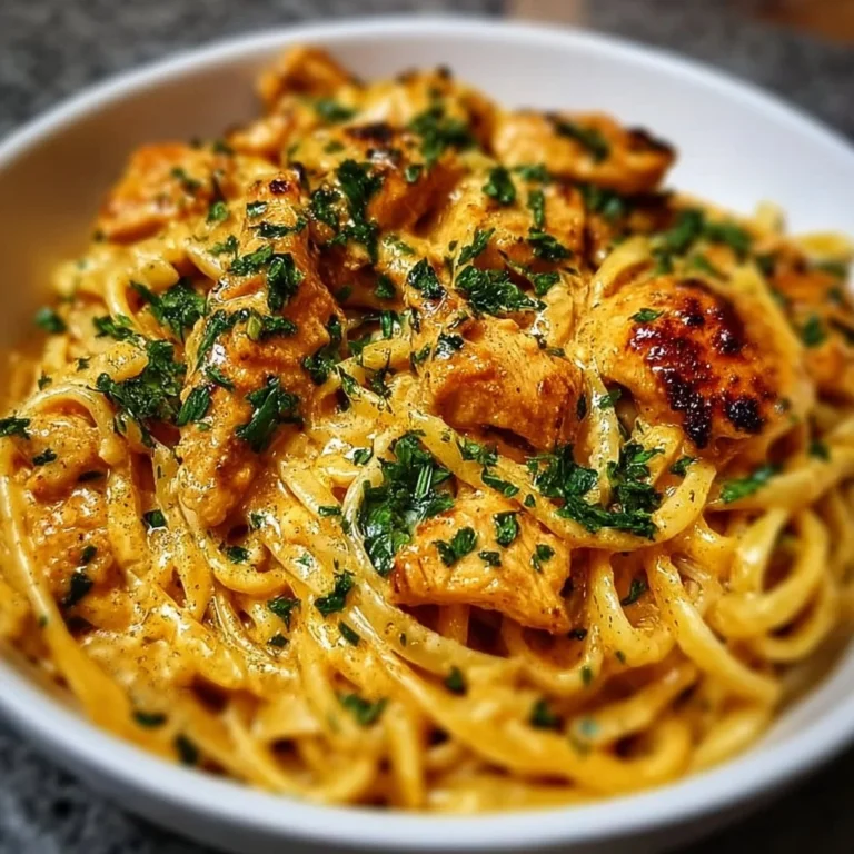 Easy Cowboy Butter Chicken Linguine dish ready in 30 minutes