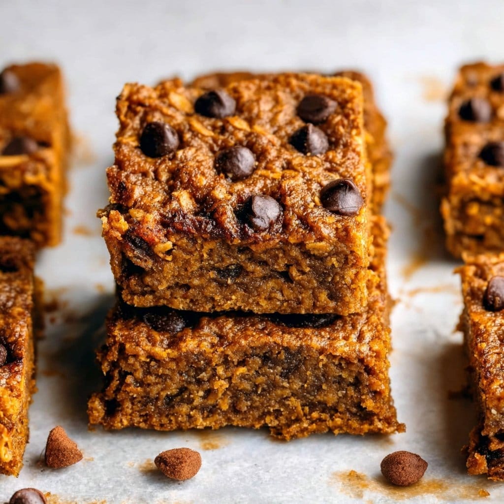 Healthy Pumpkin Oatmeal Bars