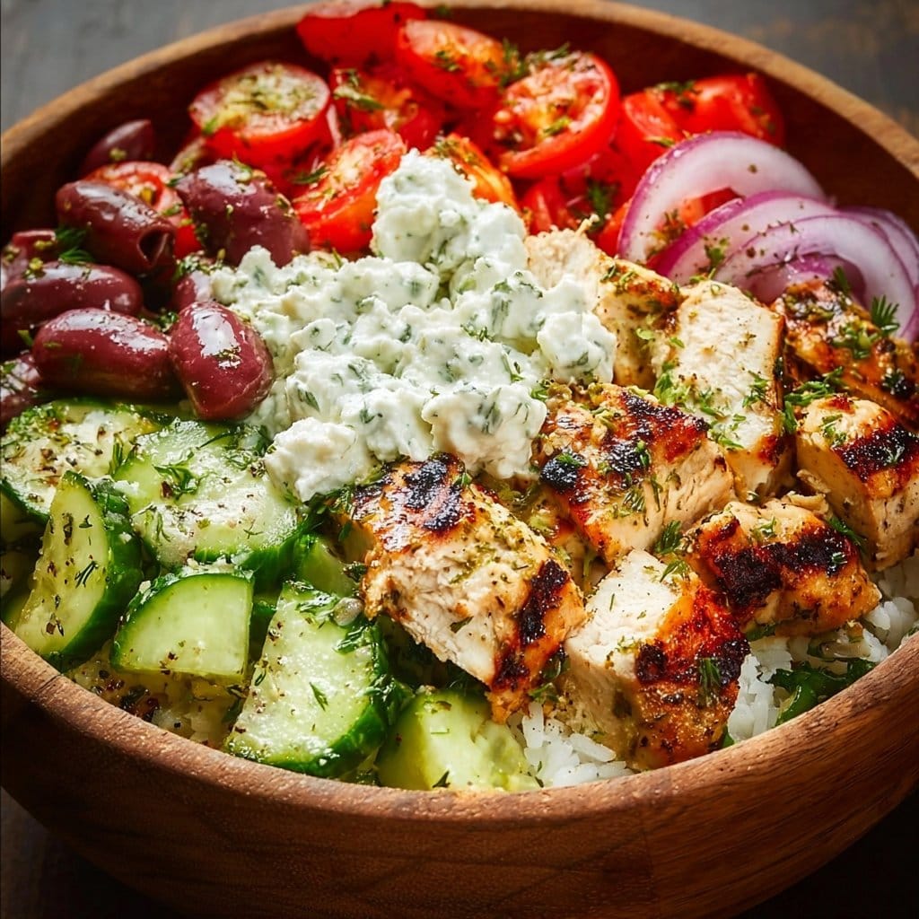 Greek Chicken Bowls
