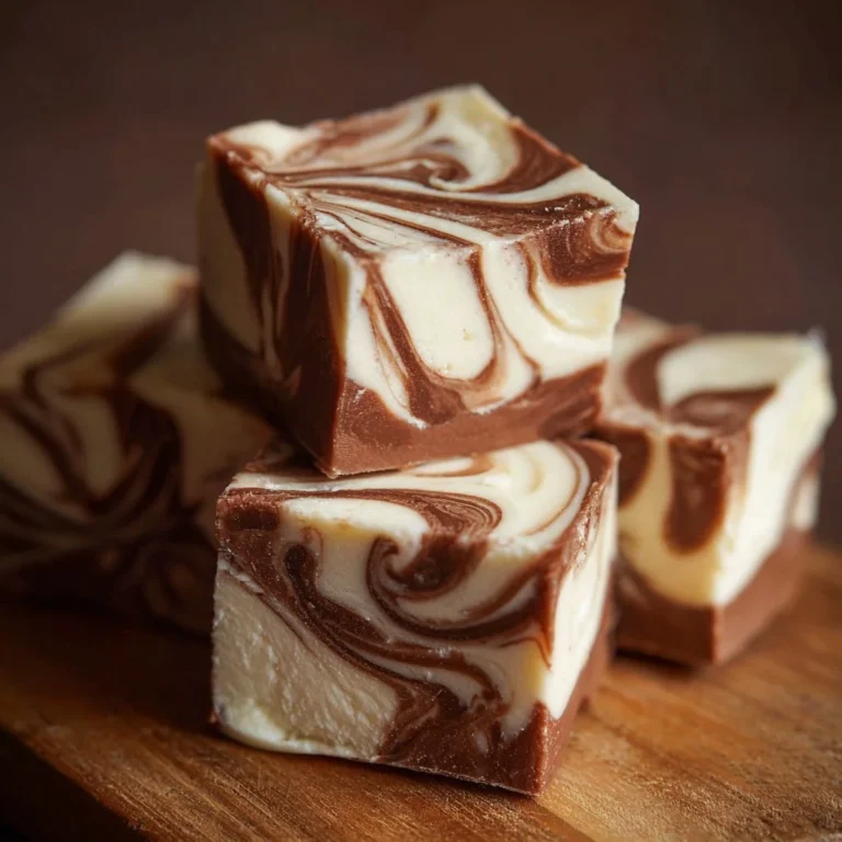 Delicious homemade Marshmallow Swirl Fudge with a creamy texture