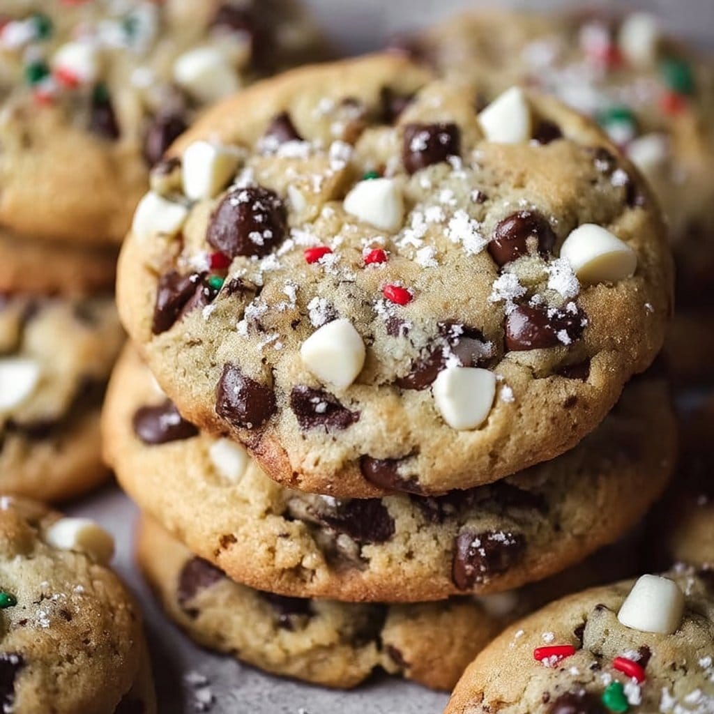 Winter Wonderland Chocolate Chip Cookies