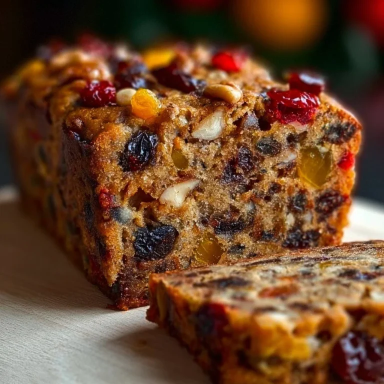 Old-fashioned never fail fruit cake with assorted dried fruits and nuts