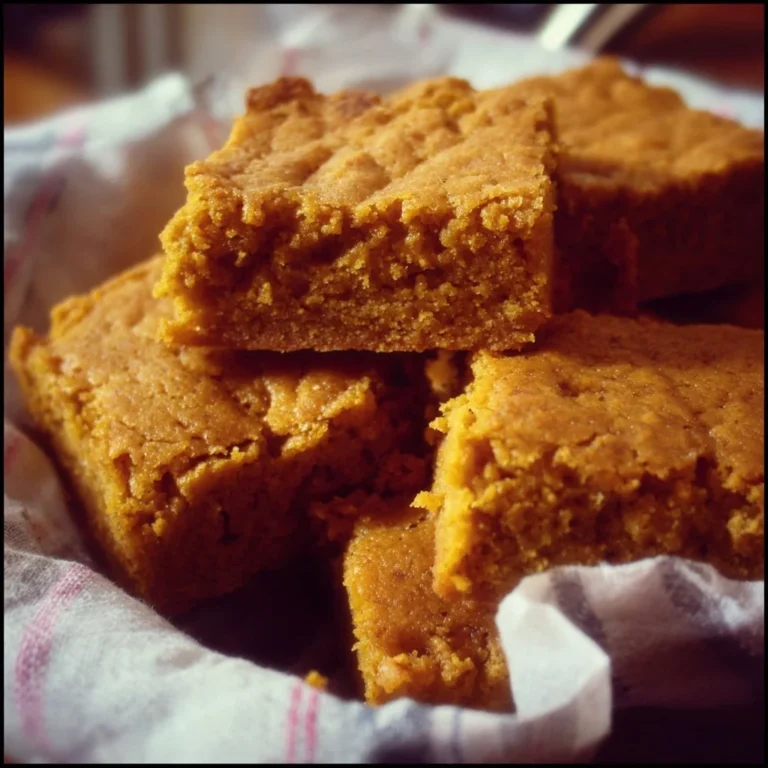 Delicious Pumpkin Maple Blondies with a rich, autumn flavor
