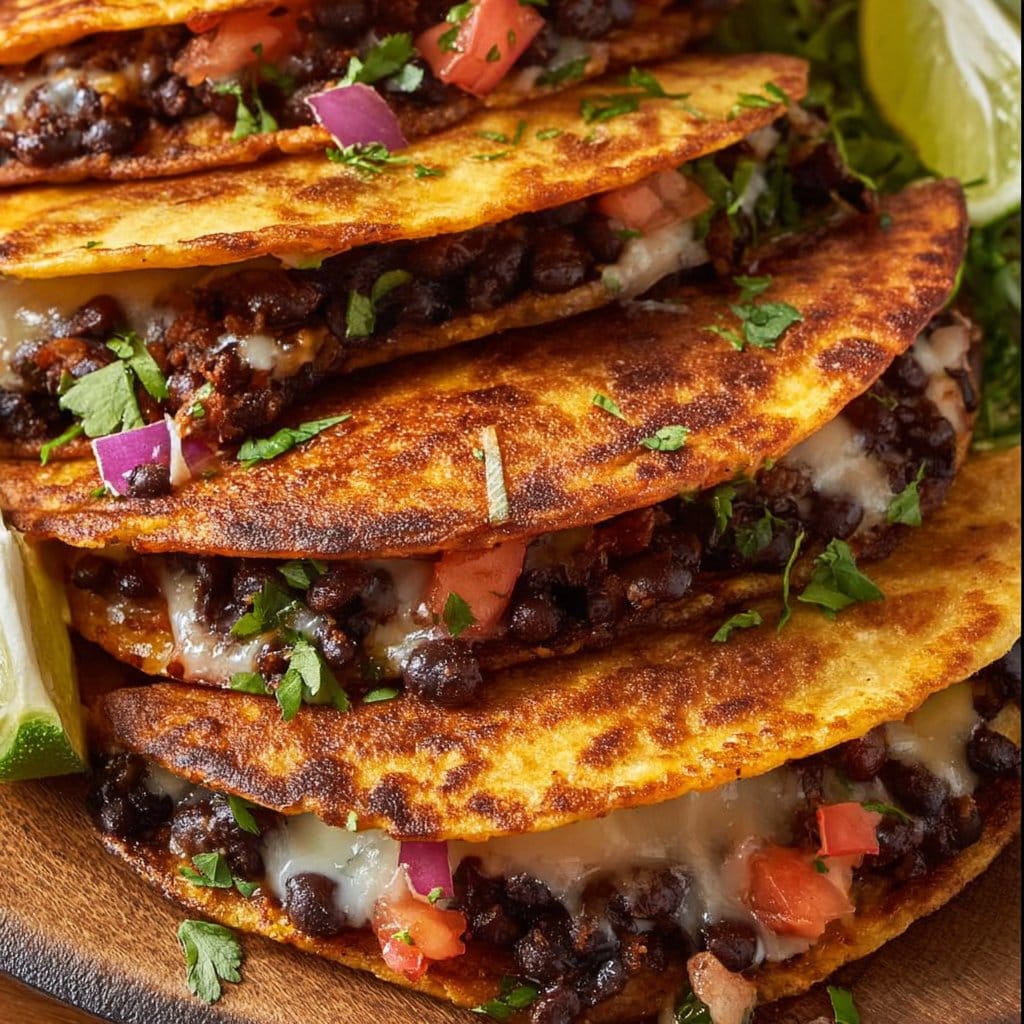 Crispy Black Bean Tacos