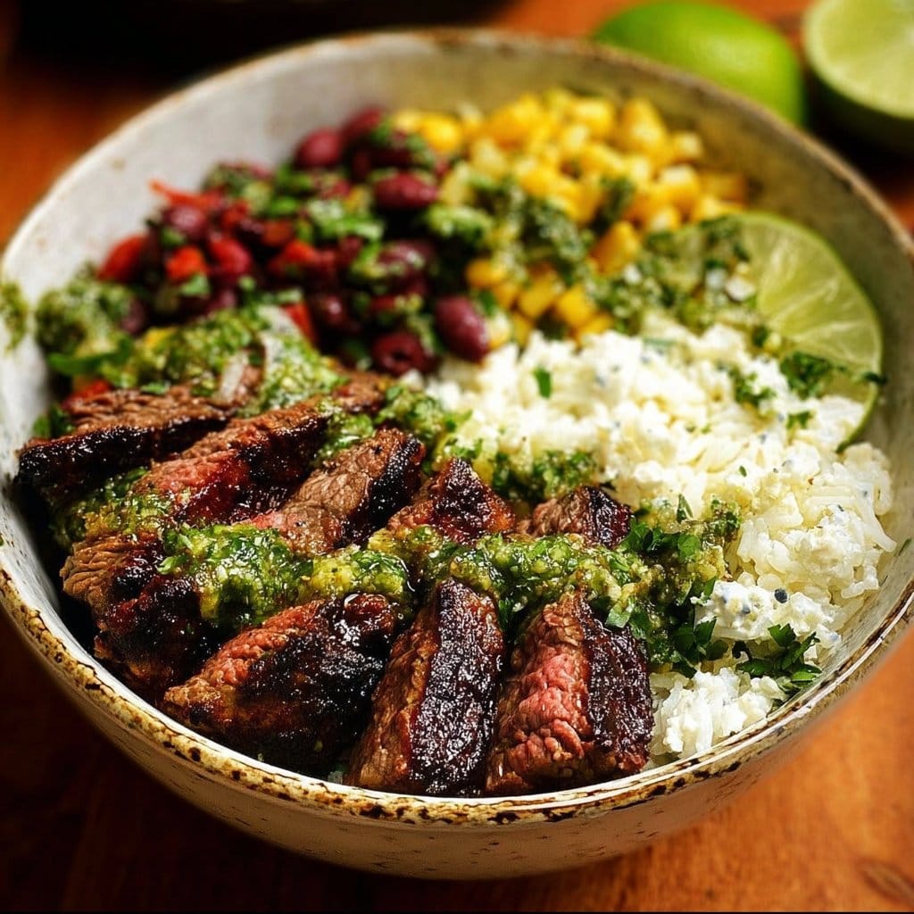 Cilantro Lime Steak Bowls