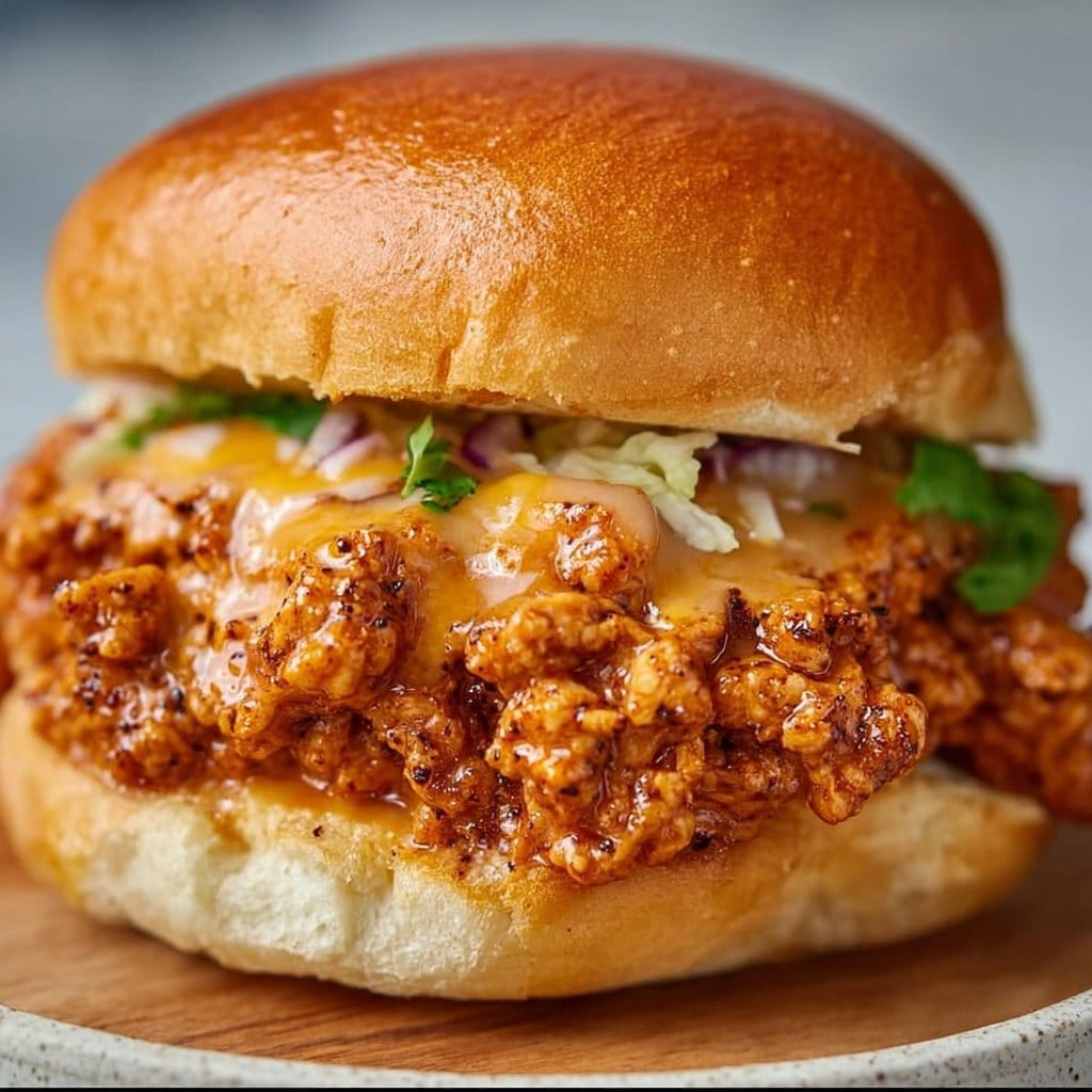 Cajun Chicken Sloppy Joes