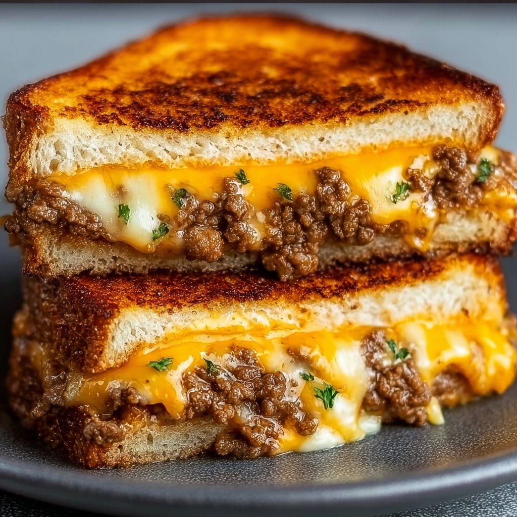 Ultimate Cheesy Ground Beef Melt