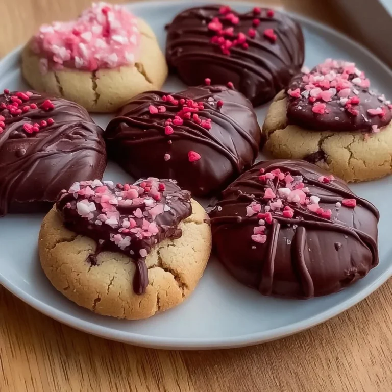 Beautifully decorated Valentine Ganache Cookies ready for a romantic celebration.