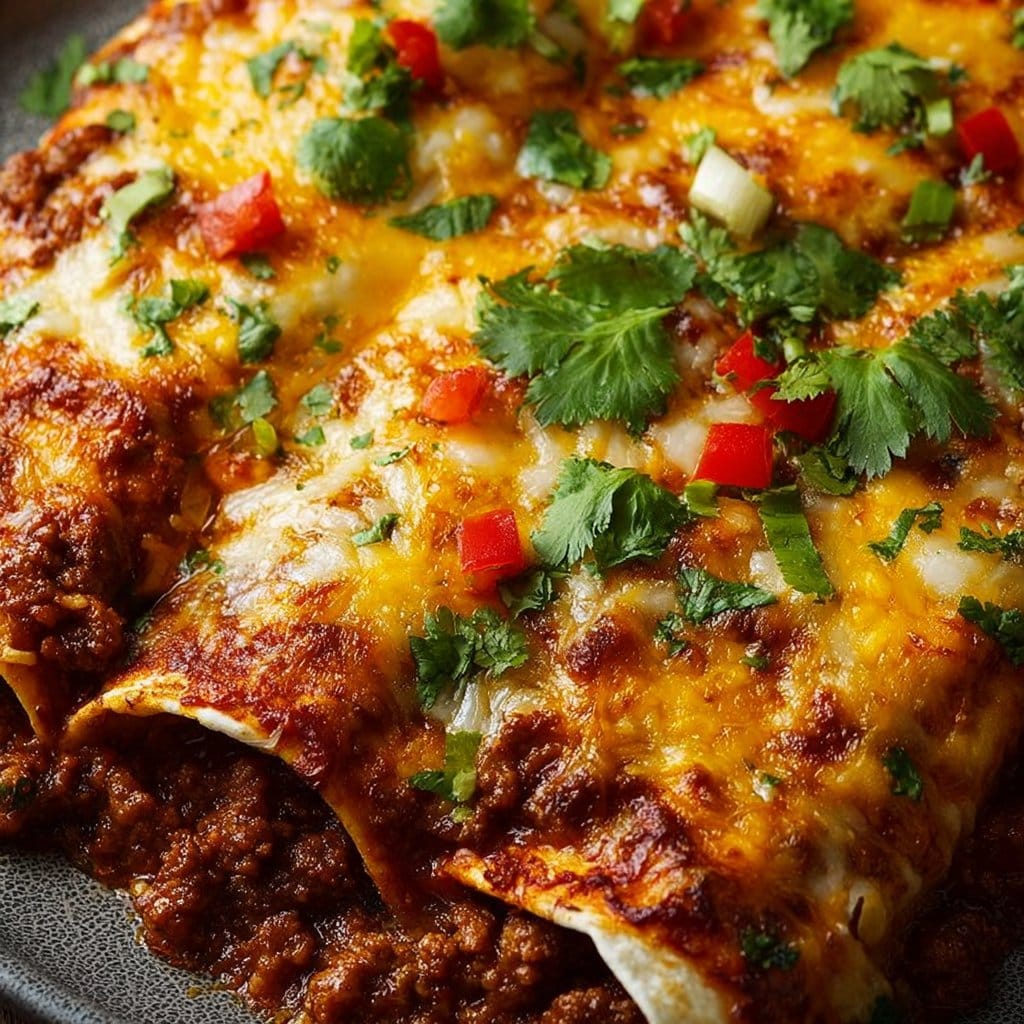 Ground Beef Enchiladas