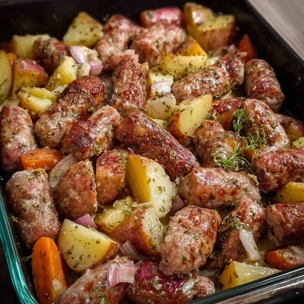 Baked Italian Sausage and Potatoes