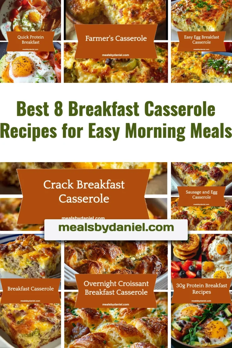 Delicious breakfast casserole served on a table, perfect for breakfast meals.