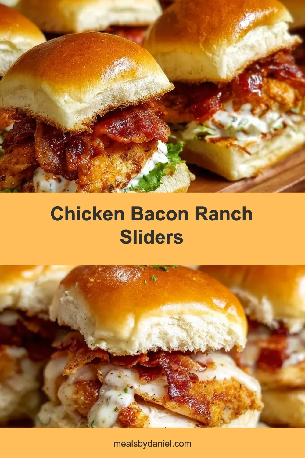 Chicken Bacon Ranch Sliders