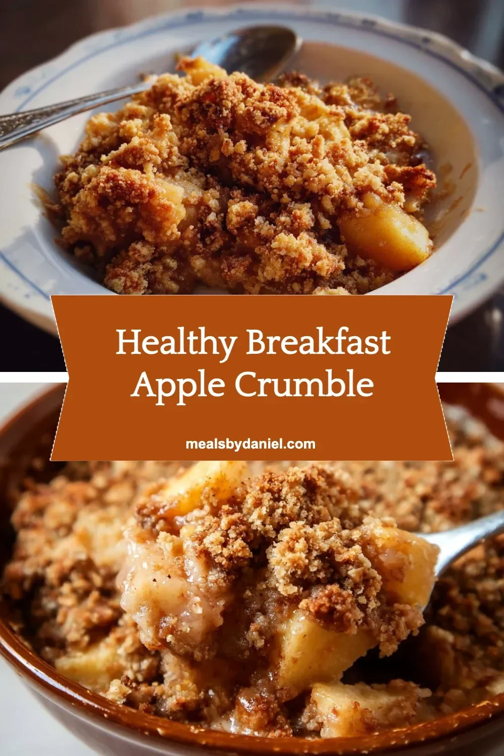 Healthy Breakfast Apple Crumble