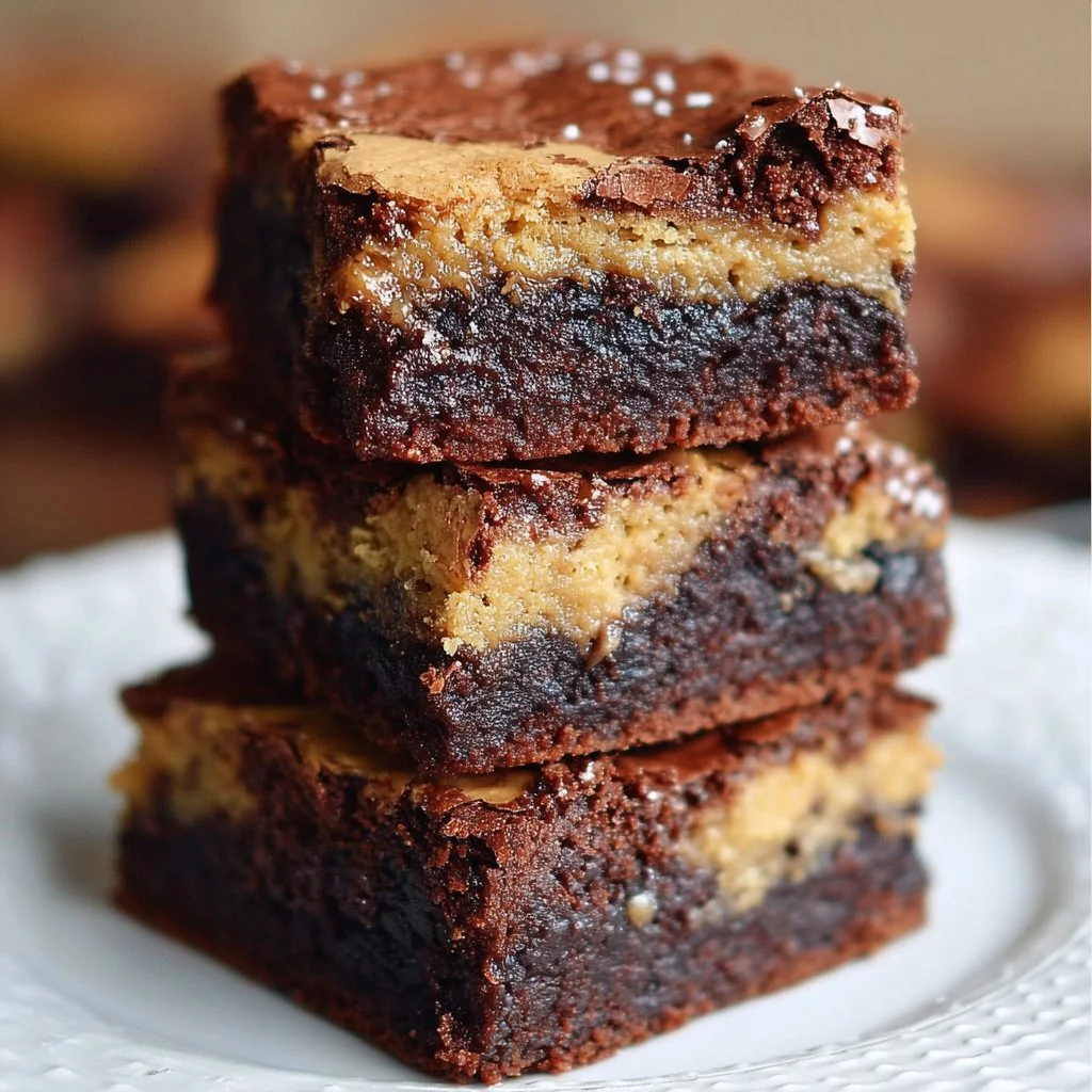 Double Layer Vegan Brookies
