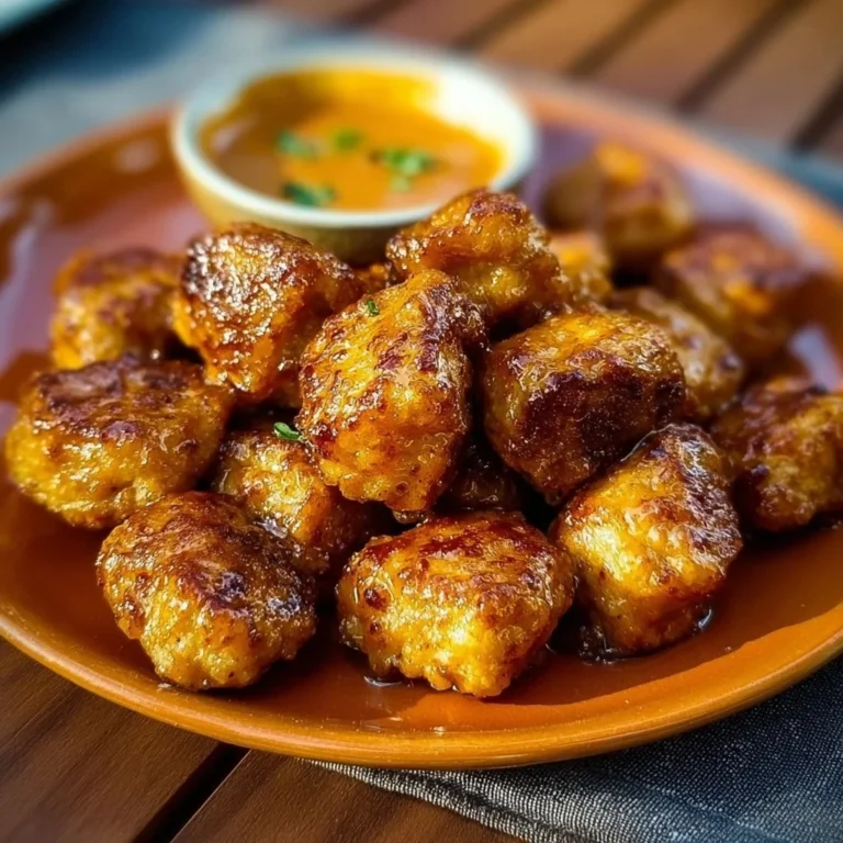Delicious Cowboy Butter Chicken Bites served on a platter.