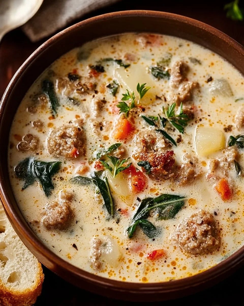 Creamy Italian Sausage Soup