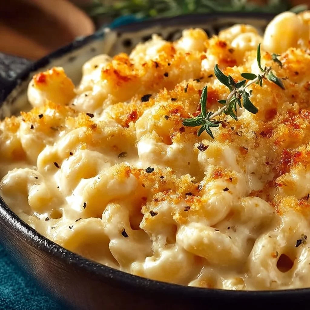 Creamy White Cheddar Mac and Cheese