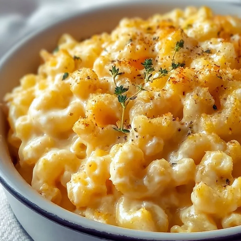 Creamy White Cheddar Mac and Cheese