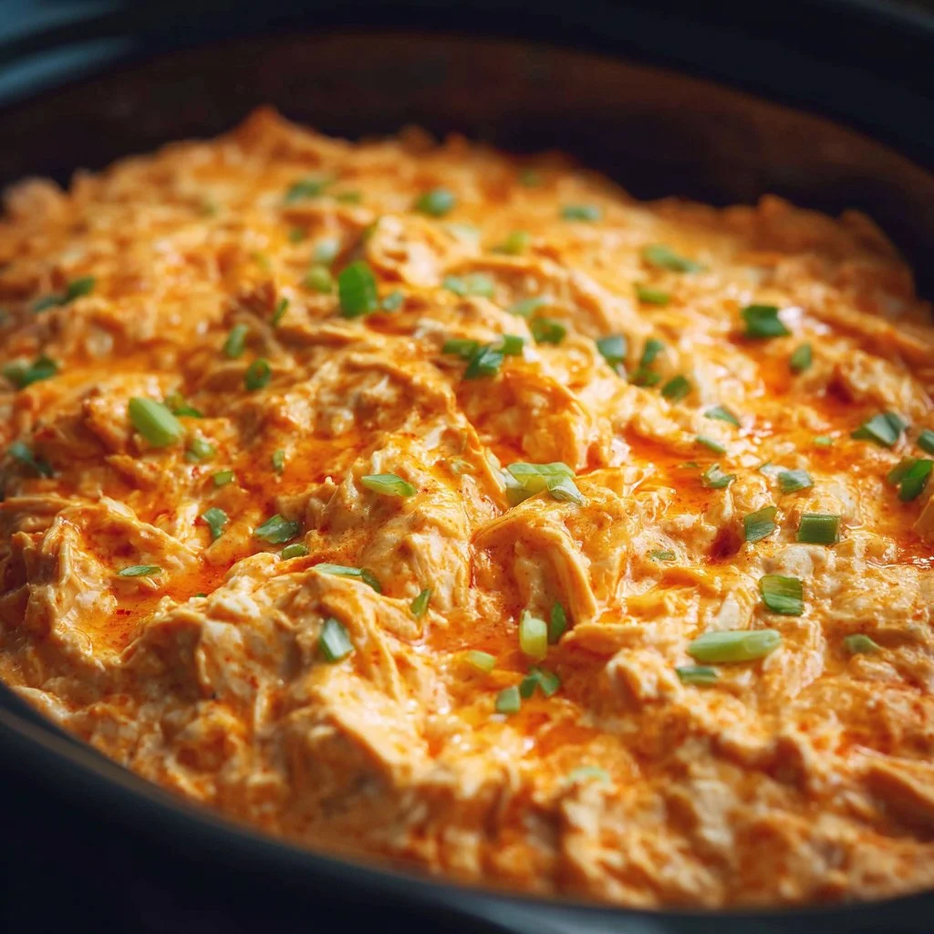 Crockpot Buffalo Chicken Dip
