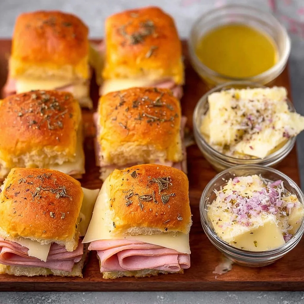 Ham and Havarti Cheese Sliders