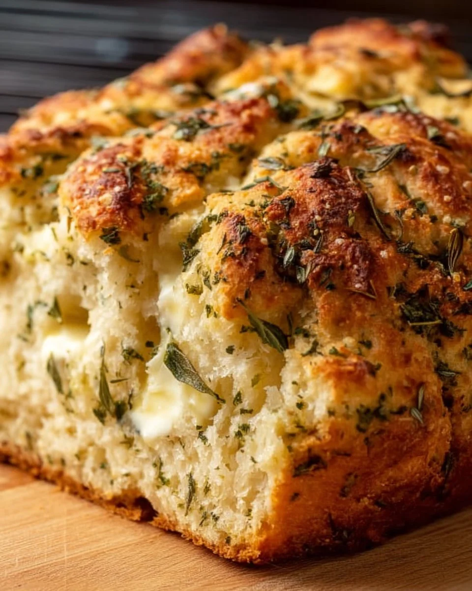 Homemade Italian Herbs and Cheese Bread