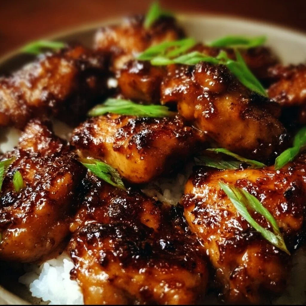 Grilled Huli Huli Chicken served with tropical sides