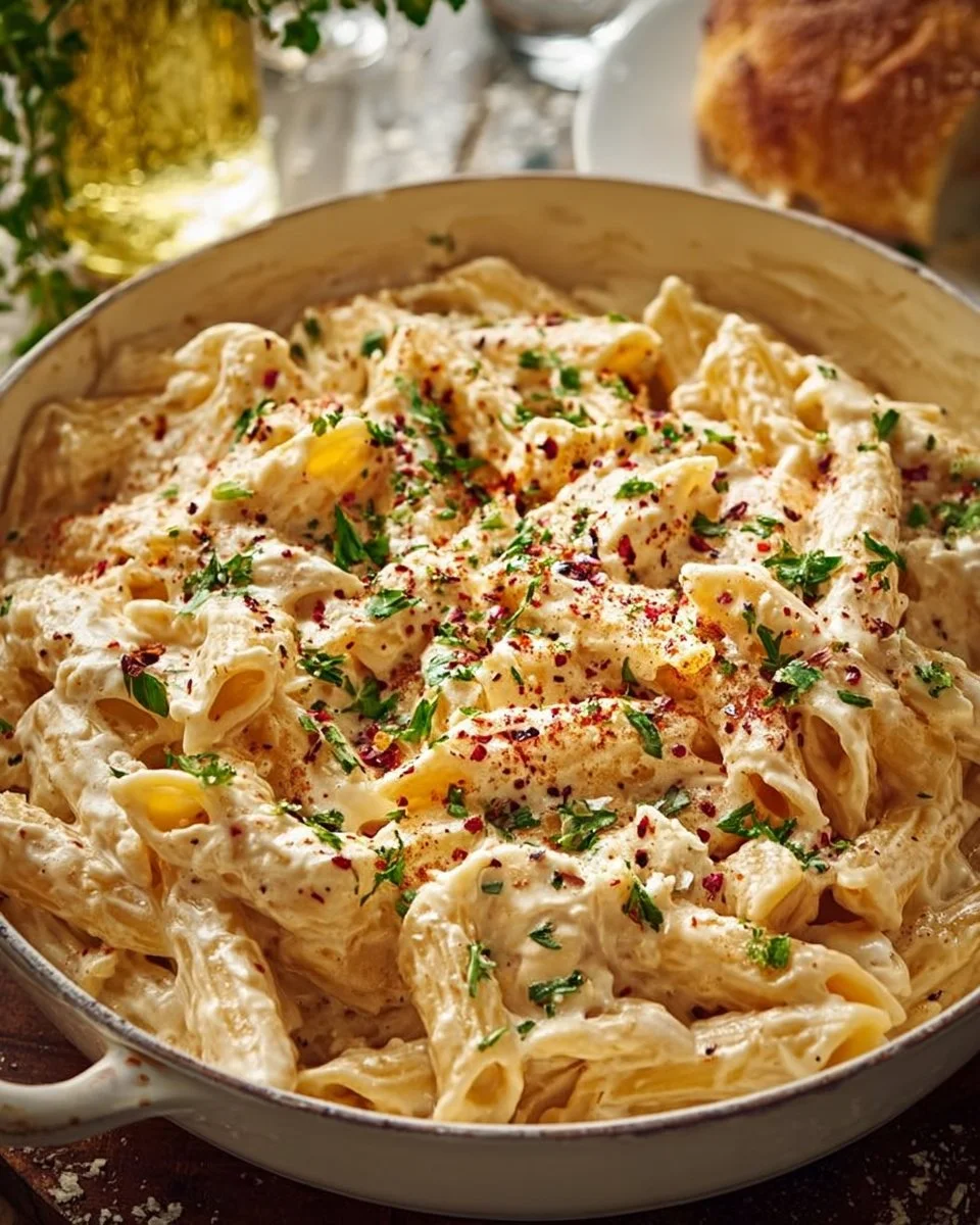 Irresistibly Creamy One Pot Garlic Pasta