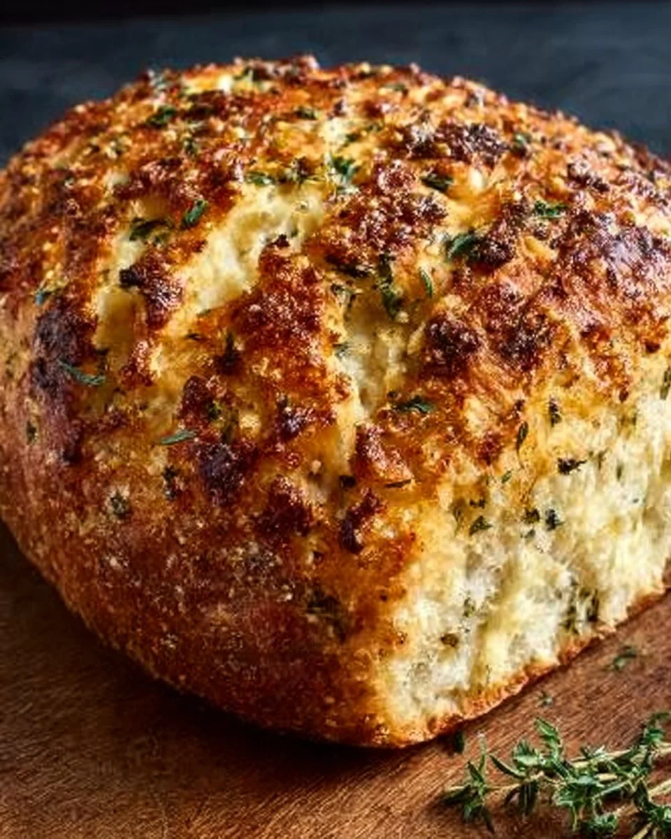Italian Herbs and Cheese Bread