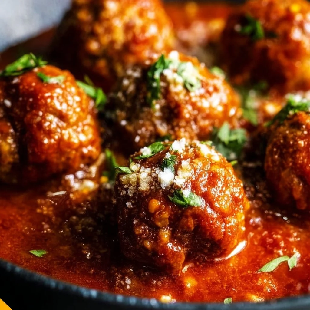 Keto Italian Meatballs with Marinara Sauce