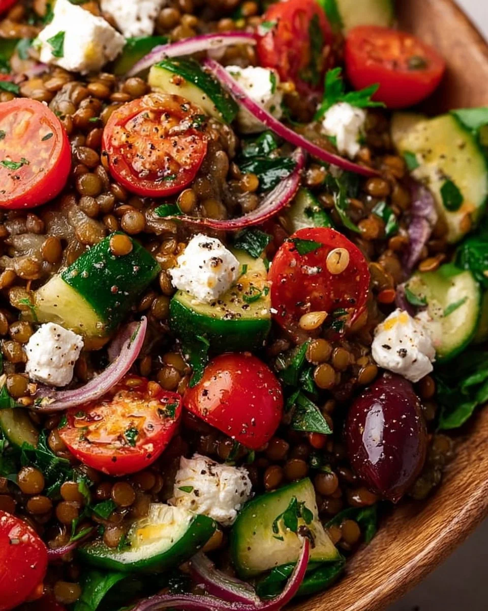 Mediterranean Lentil Salad
