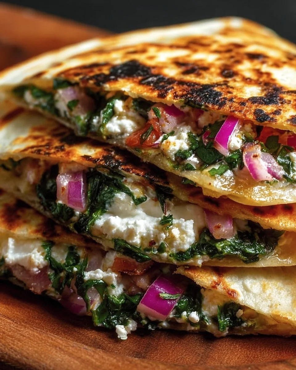Mediterranean Quesadillas