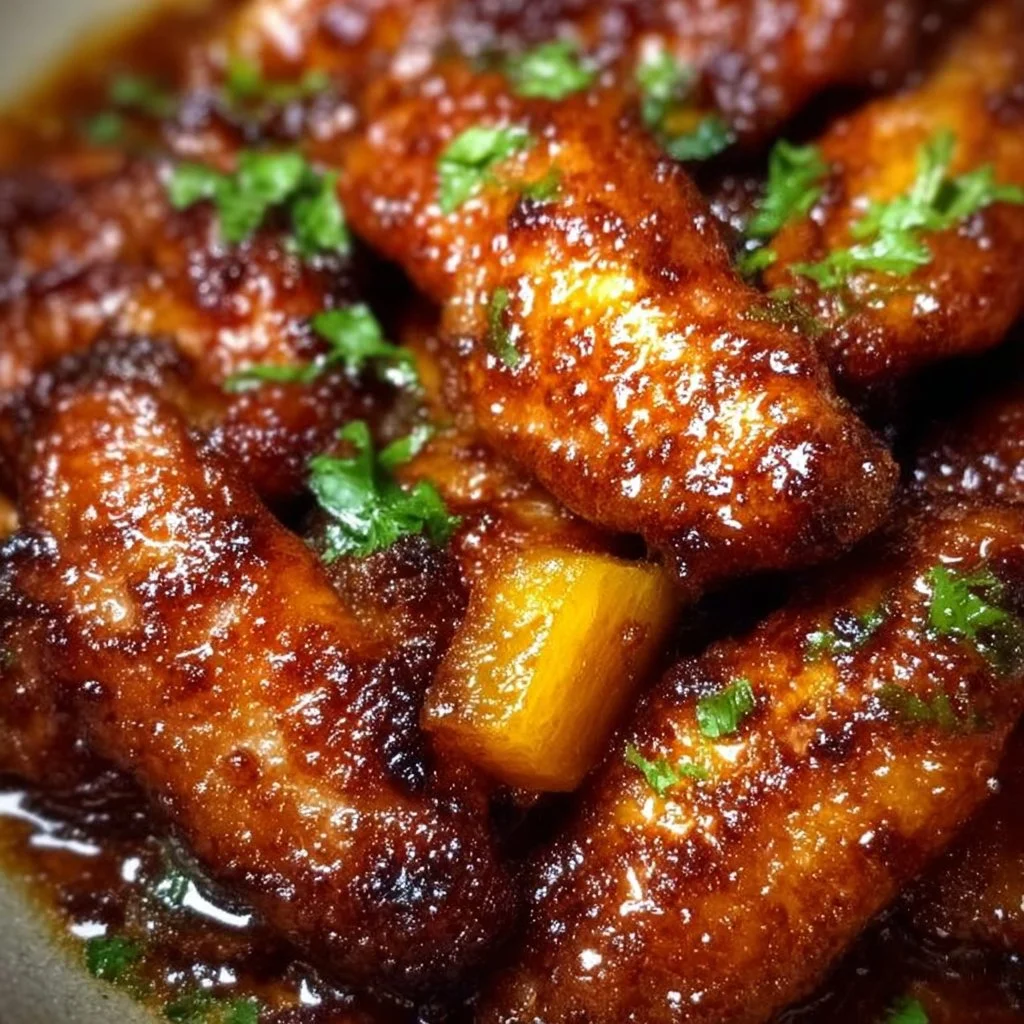 Pineapple Chicken Wings