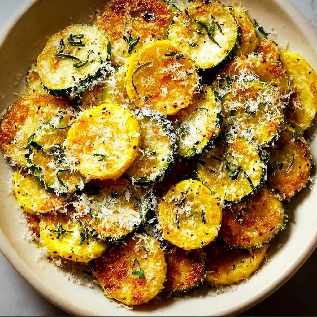 Roasted Summer Squash with Parmesan