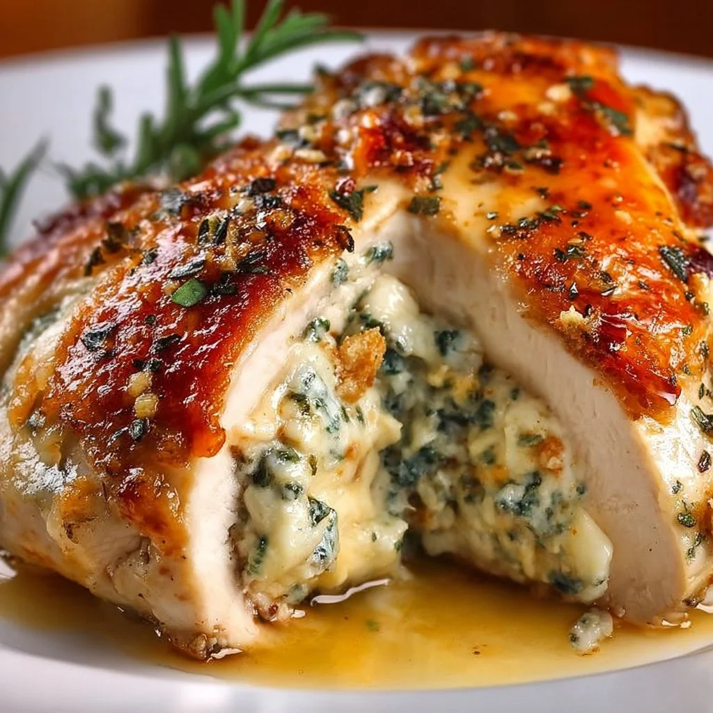 Ruth's Chris Stuffed Chicken Copycat