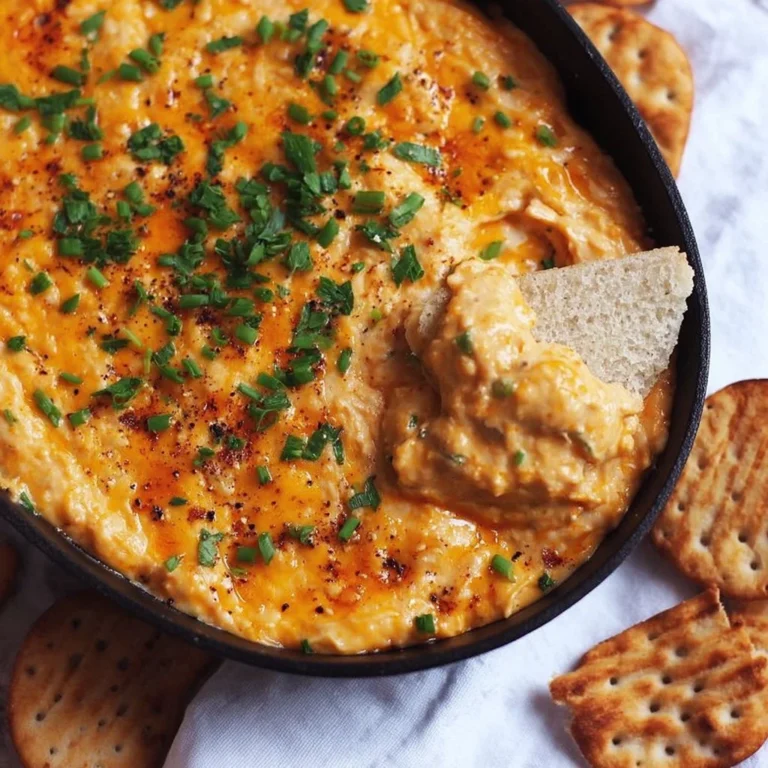 Vegetarian Cheesy White Bean Buffalo Dip served in a bowl with tortilla chips