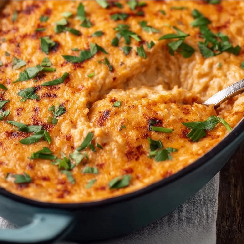 Vegetarian Cheesy White Bean Buffalo Dip