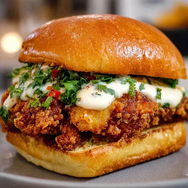 Cajun Crispy Chicken Sandwich with Garlic Aioli served on a plate