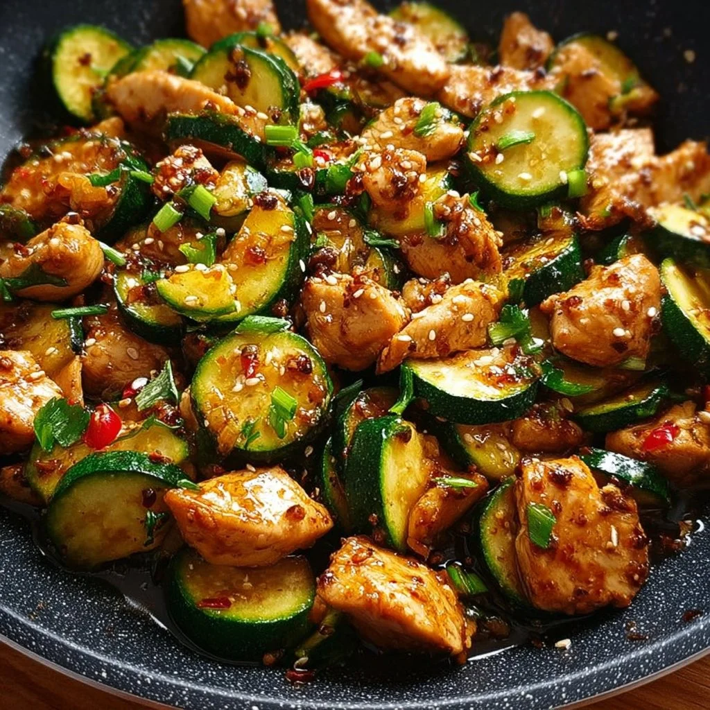 Chicken Zucchini Stir Fry