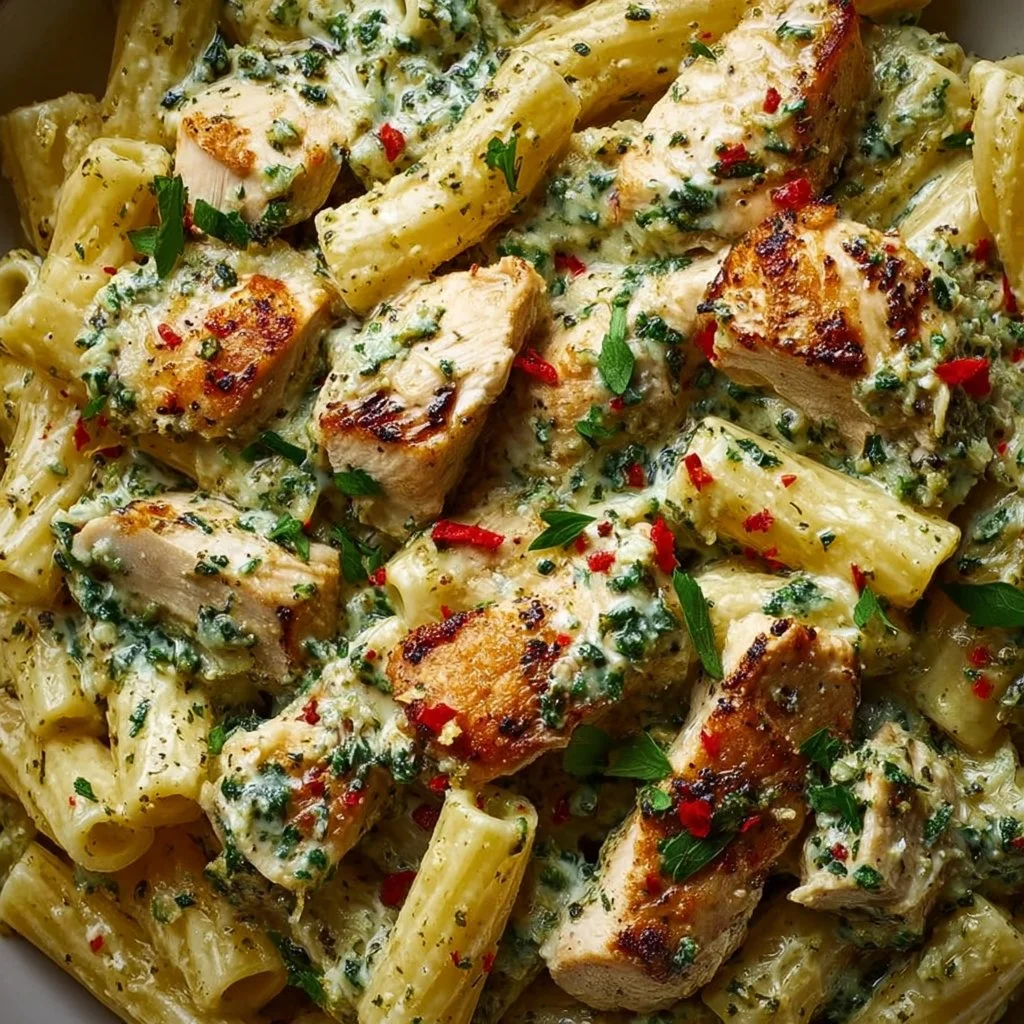 Creamy Pesto Chicken Pasta