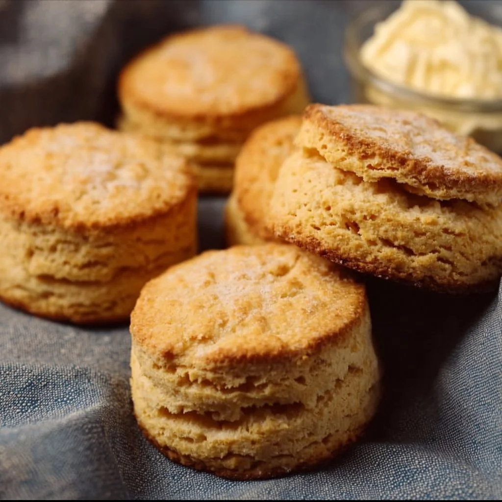 Delicious homemade gluten free biscuits fresh from the oven