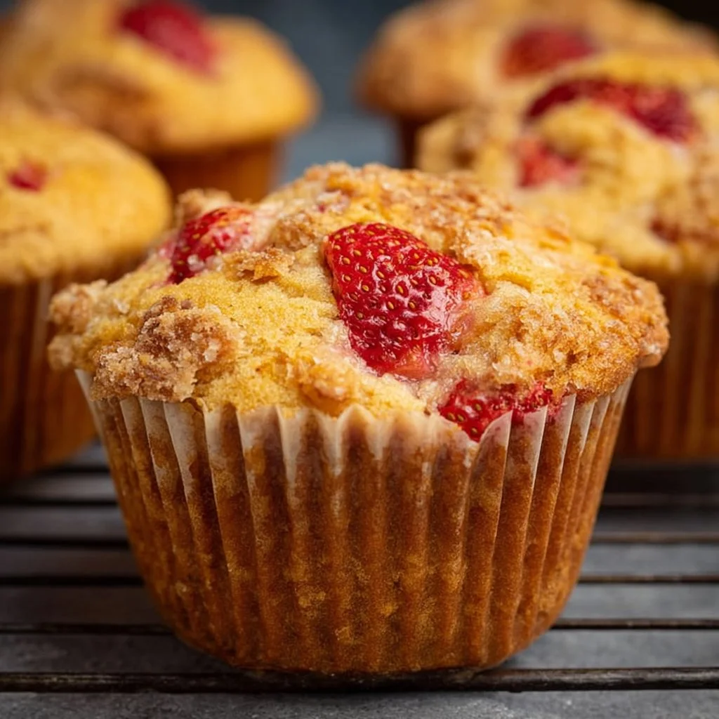 Gluten Free Strawberry Muffins