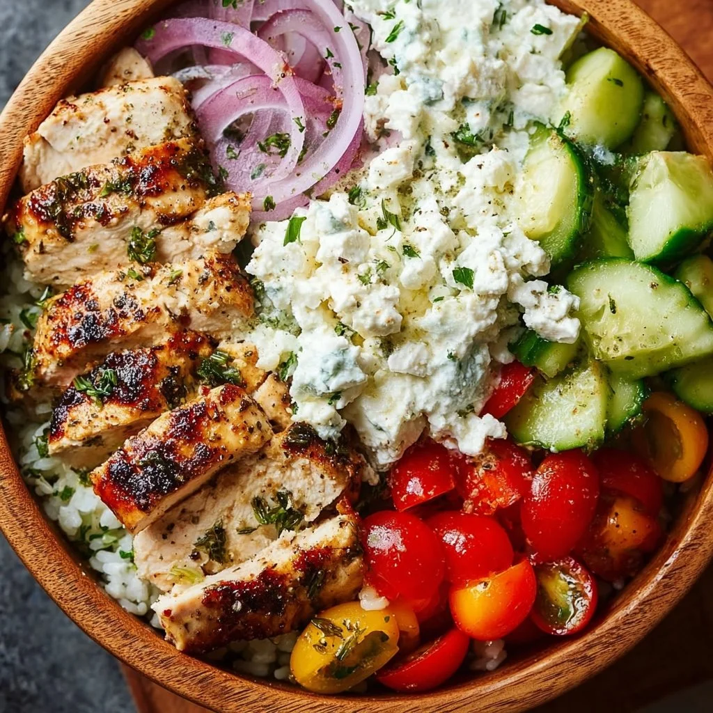 Greek Chicken Bowls