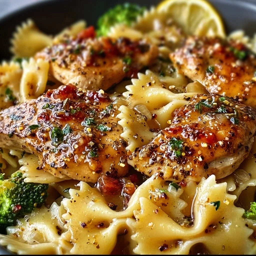 Savor the Flavor of Cowboy Butter Lemon Bowtie Chicken Today!