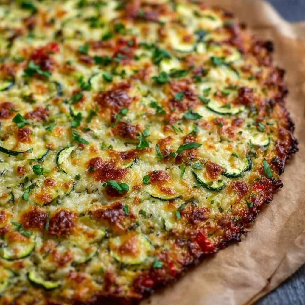 Zucchini Pizza Crust Recipe