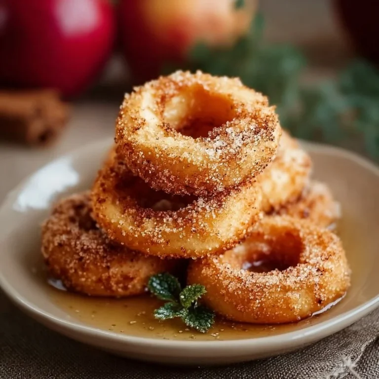 Gesunde Airfryer Apfelringe mit Zimt, idealer Snack für zwischendurch.