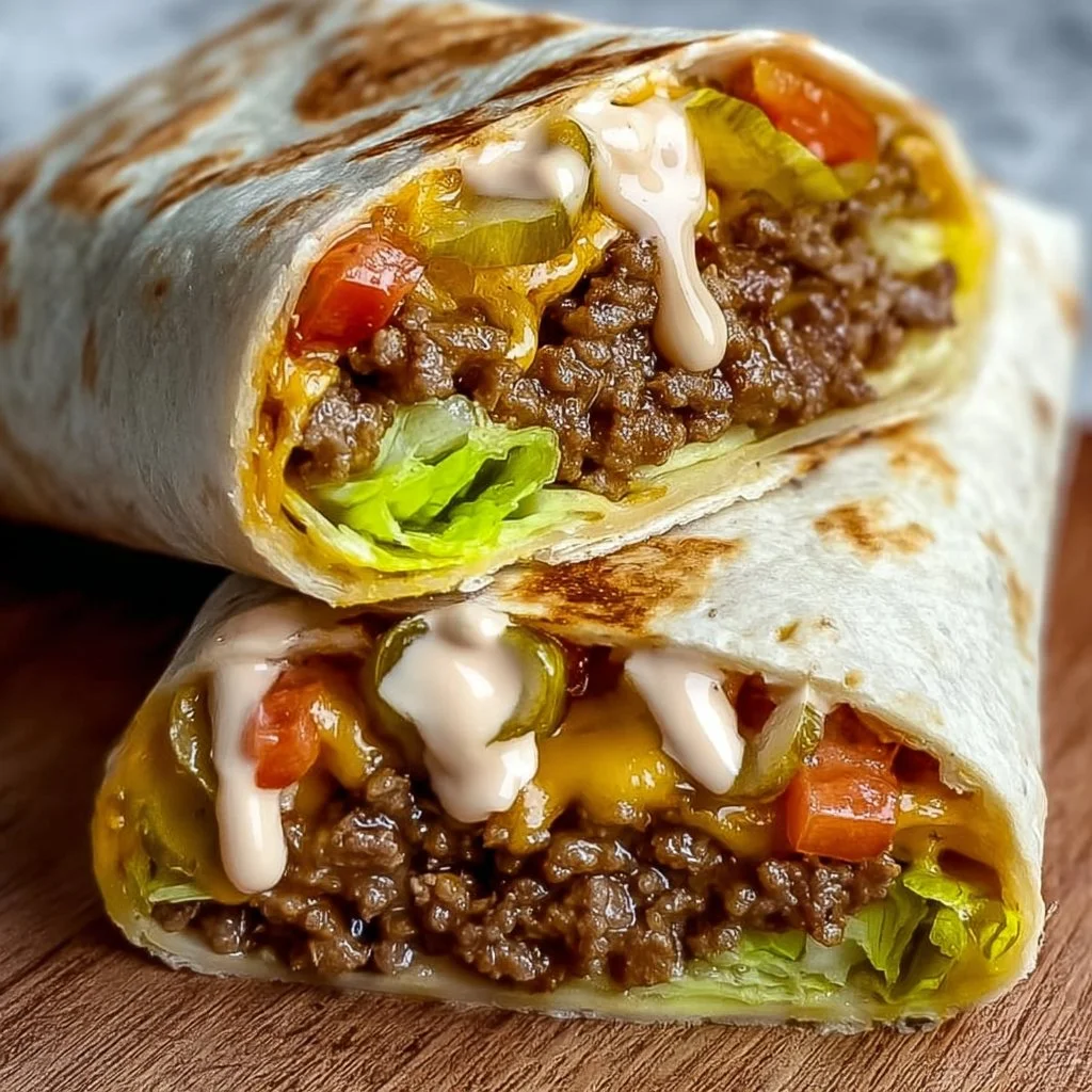 Big Mac Wraps Recipe for Quick Dinner