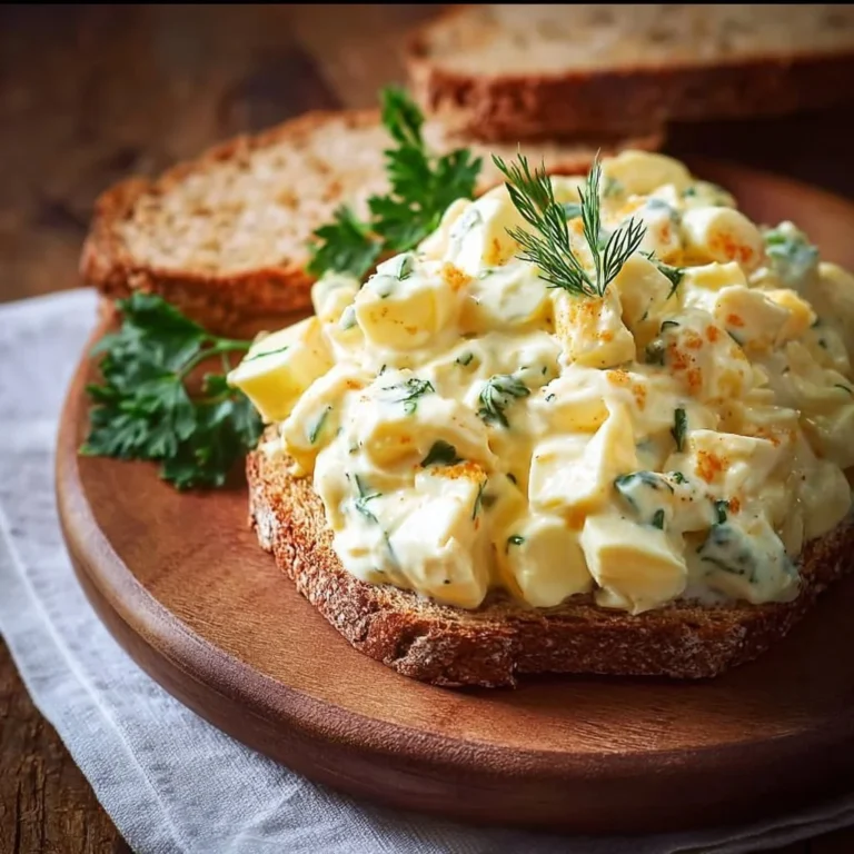 Ein köstlicher Eiersalat, ideal für Partys und Buffets