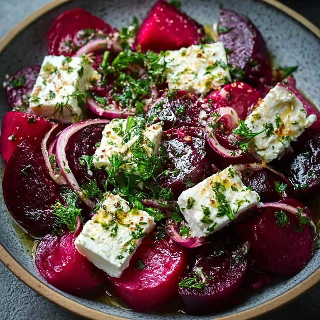 Einfacher Rote-Bete-und-Fetakäse-Salat: Der ultimative 20-Minuten-Sommerhit!