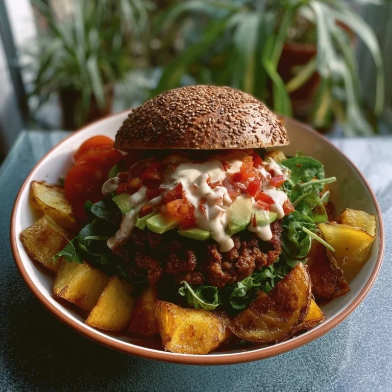 Gesunde Burger-Alternativen mit frischen Zutaten auf einem Teller